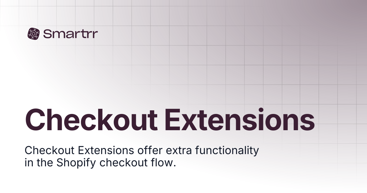 Checkout Extensions | Help Docs